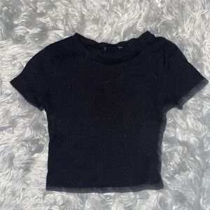 Black crop top from forever 21